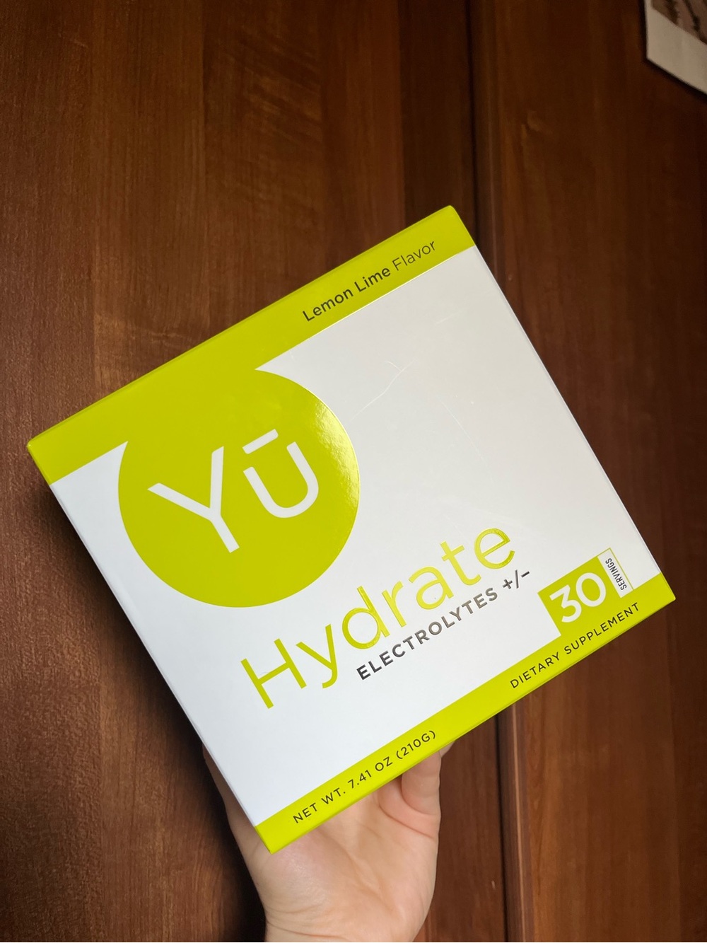 Yū Hydrate Lemon Lime Electrolytes - 30 Count